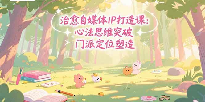 （15464期）治愈自媒体IP打造课：心法思维突破，门派定位塑造，商业闭环搭建-自由之翼资源网